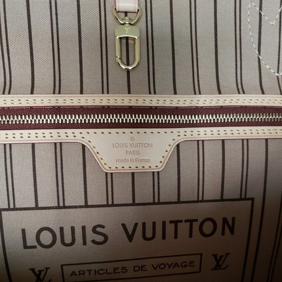 **SOLD**Louis Vuitton Monogram Neverfull MM Beige Interior Made in France ~NEW - Picture 4 of 9